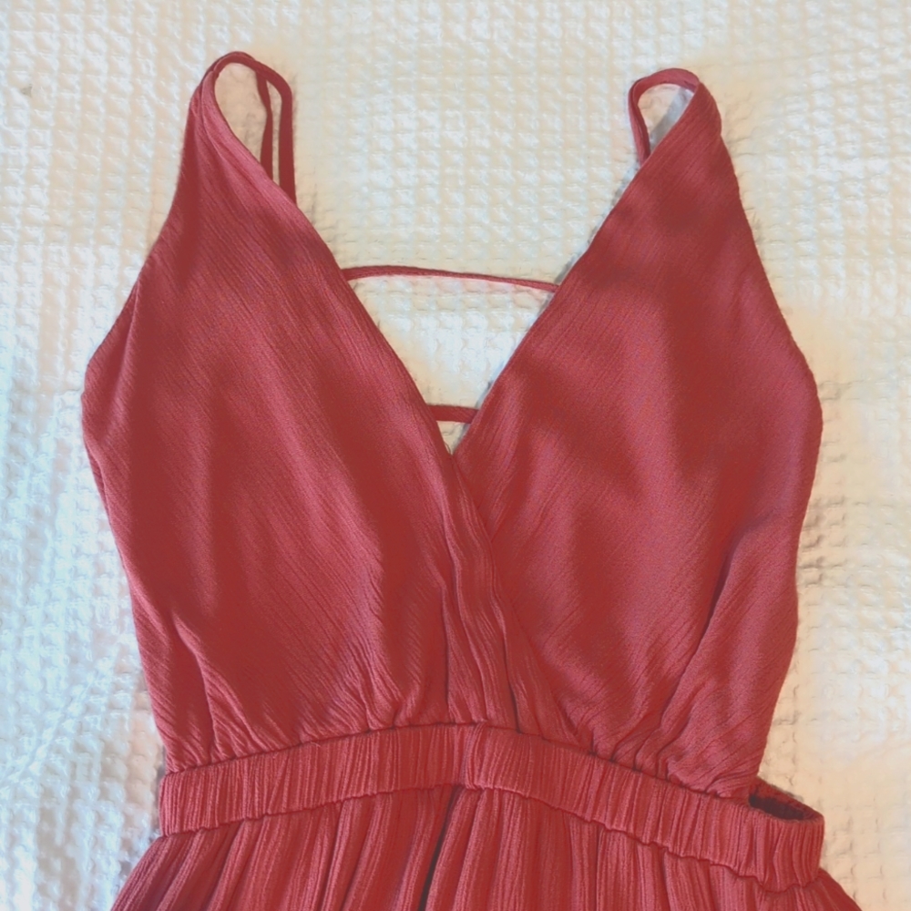 Lulu's Strappy Maxi Dress with slits